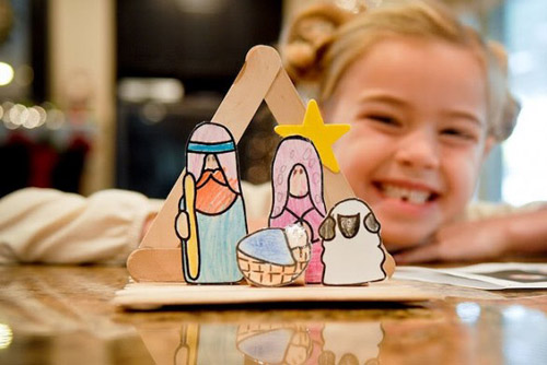Presepe fai da te per tutta la famiglia