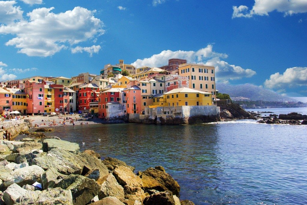 Genova e la spiaggia di Boccadasse