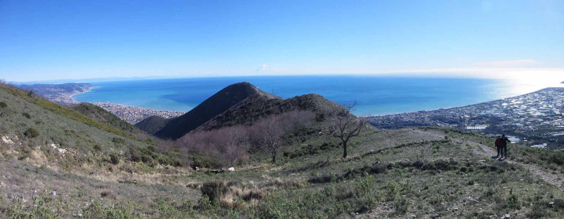 Ceriale panorama sul golfo visto dal monte