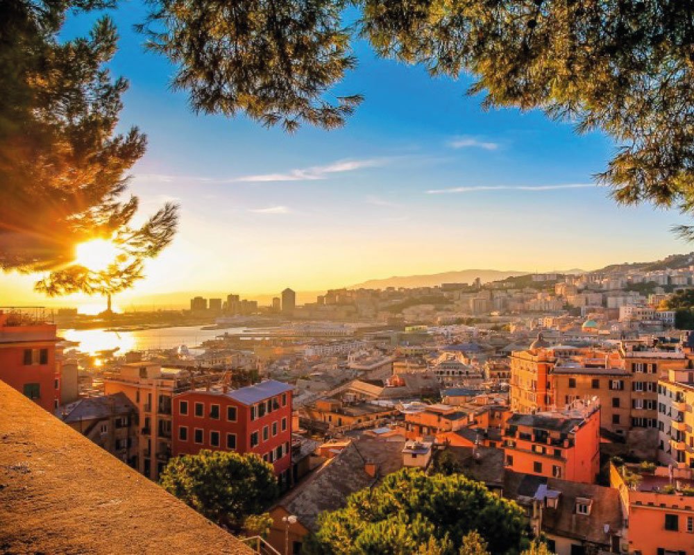 Vista su Genova Riviera dei Bambini