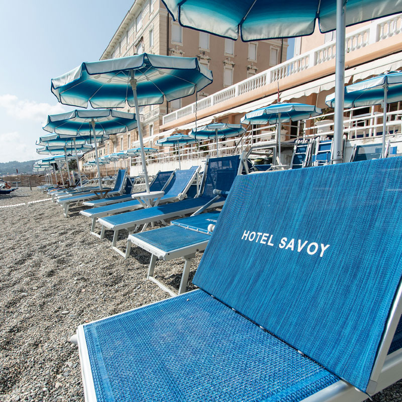 Spiaggia privata Hotel Savoy Varazze Spiaggia privata Hotel Savoy Varazze