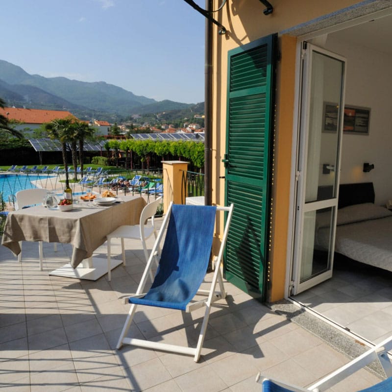 Appartamento vista piscina Residence i Cormorani Loano