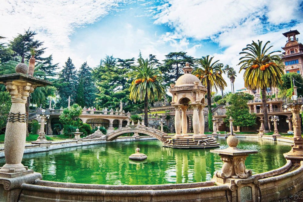Il parco di Villa Grock