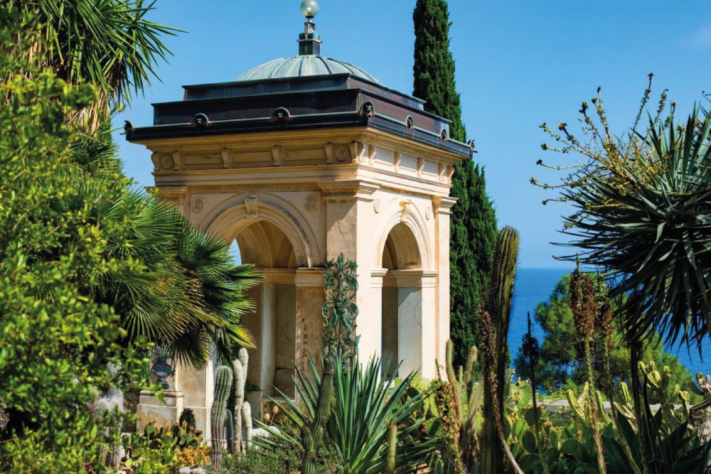Particolare del giardino botanico di Villa Hanbury