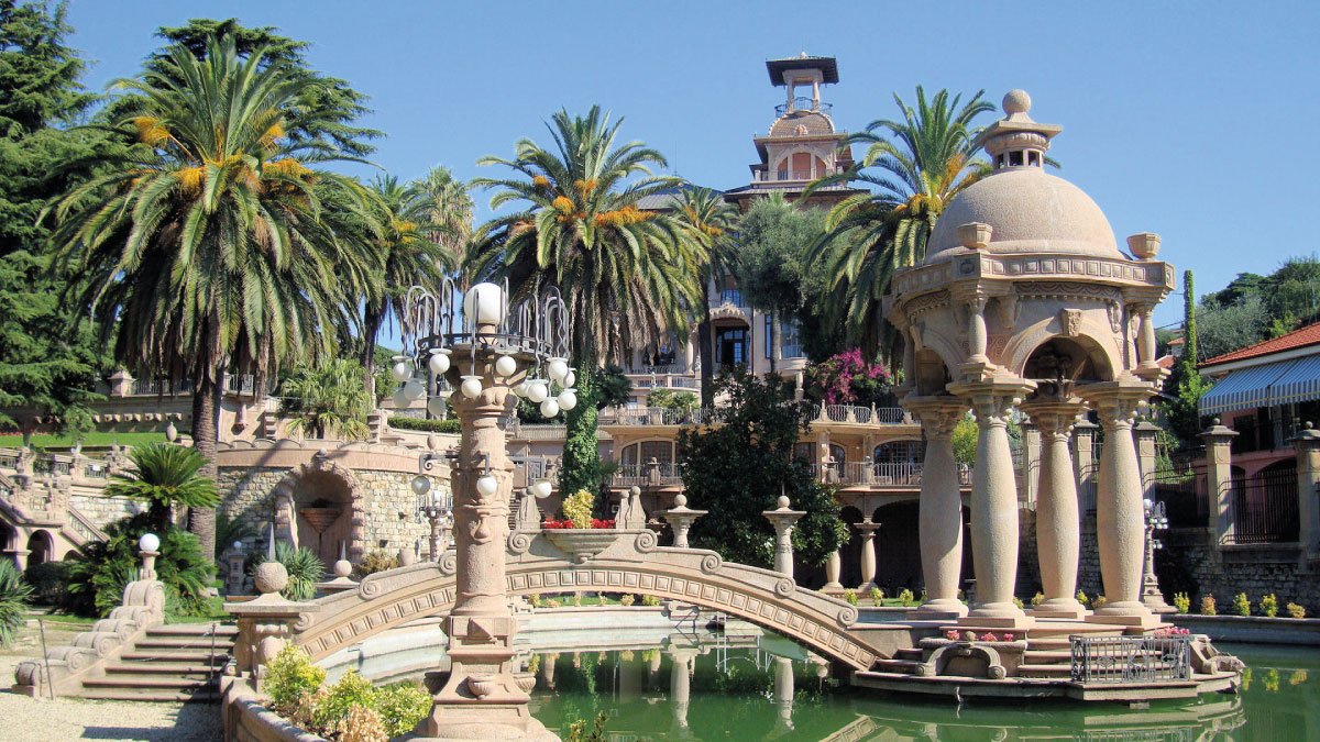 I giardini liberty di Villa Grock