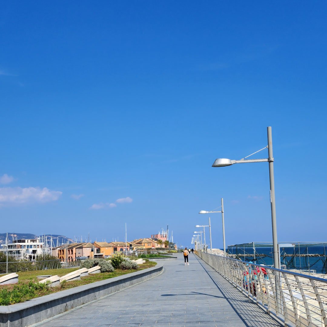 La passeggiata a mare di Loano