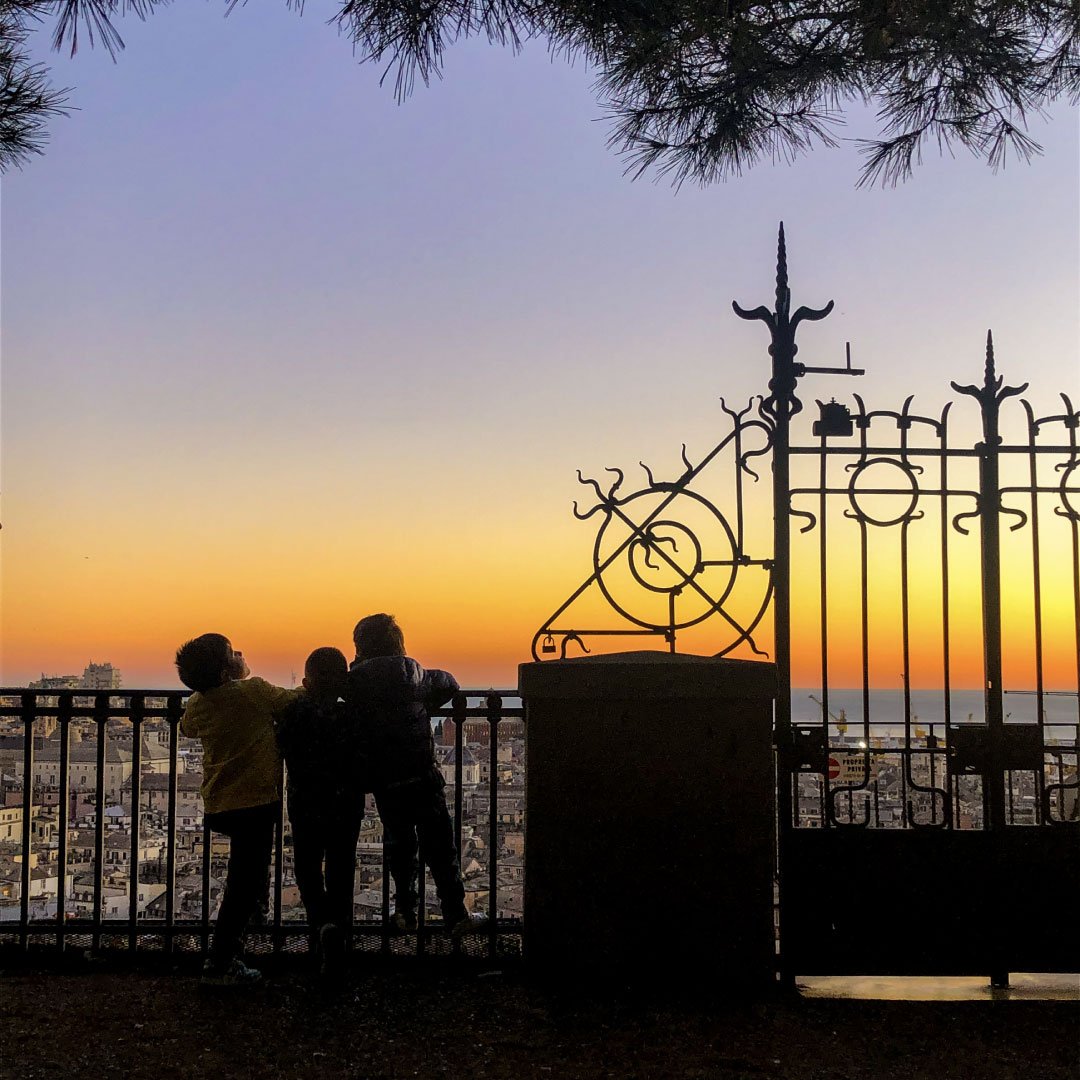 Cosa vedere a Genova Tramonto da Spianata Castelletto