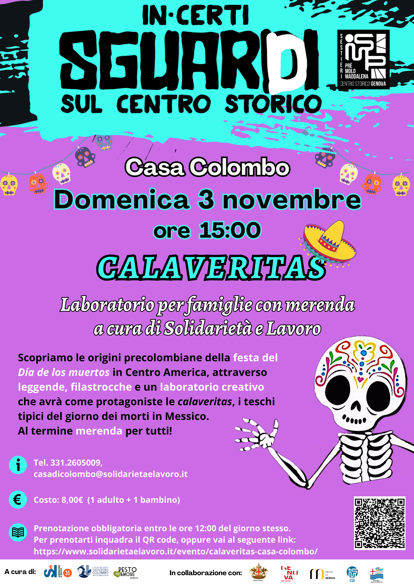 Halloween Genova 2024 calaveritas
