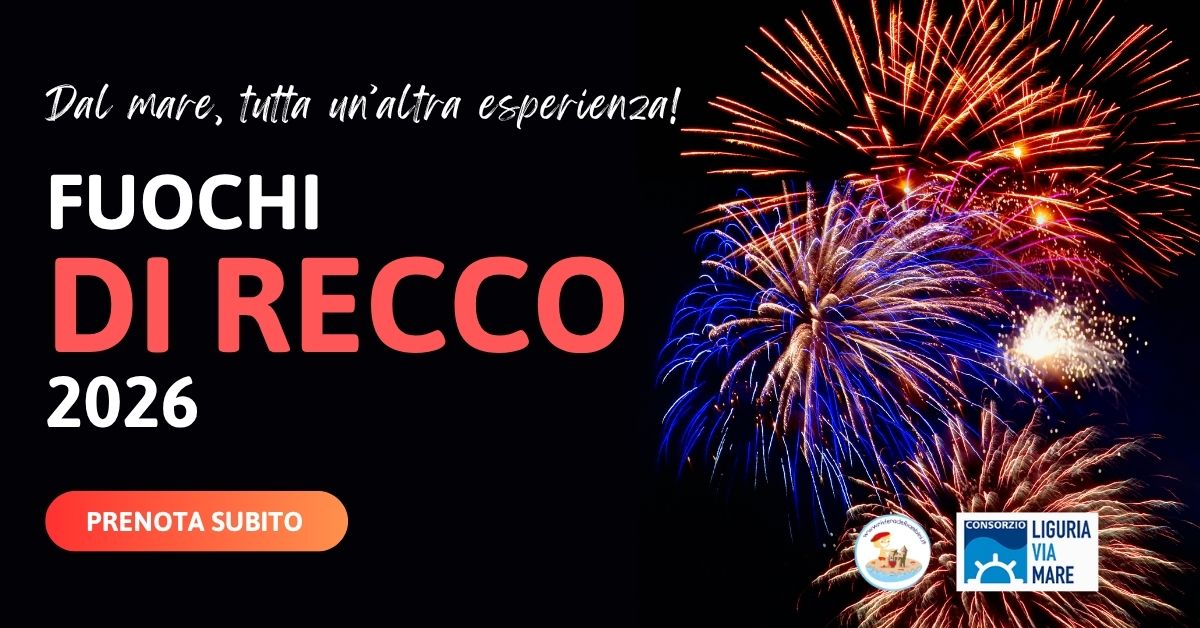 Fuochi di recco in barca