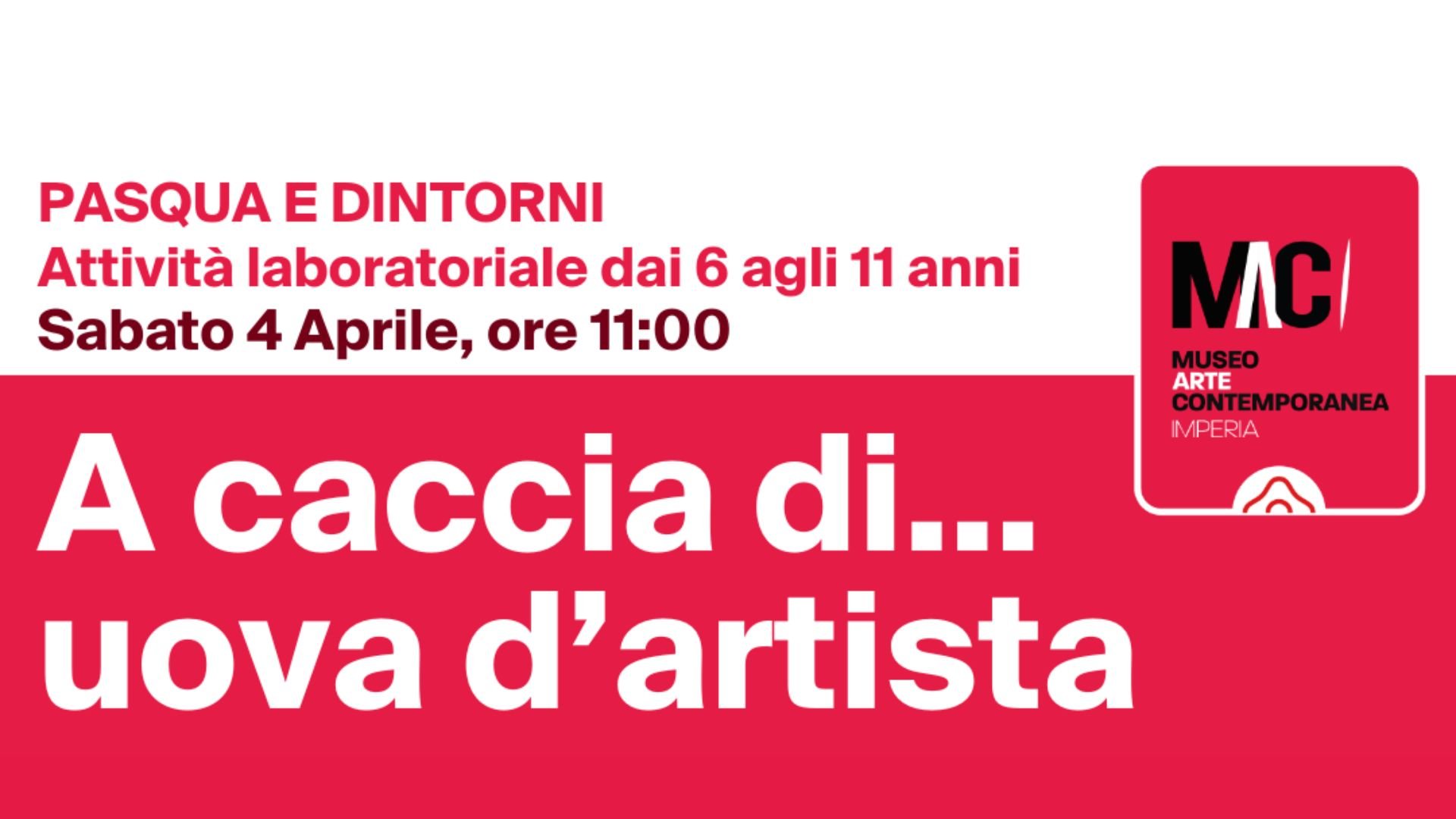 Eventi Imperia bambini Caccia alle uova al MACI Villa Faravelli