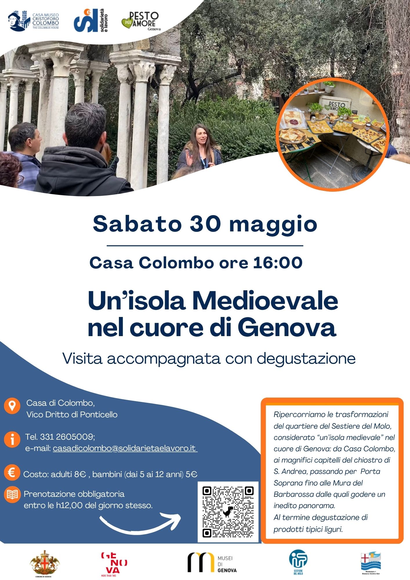 visita guidata Casa Colombo Genova