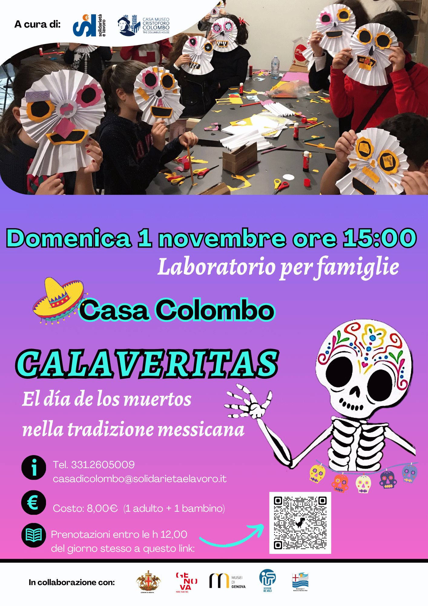 Calaveritas Casa Colombo Genova